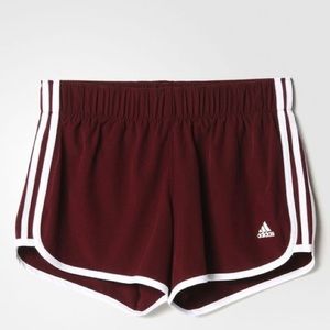 Short woman’s Maroon Adidas shorts